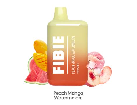 FIBIE 4000 jednorazowy elektroniczny papieros PEACH MANGO WATERMELON - jednorazówka 4000 puffs