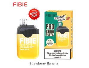 Kup FIBIE 8000 jednorazowy elektroniczny papieros STRAWBERRY BANANA